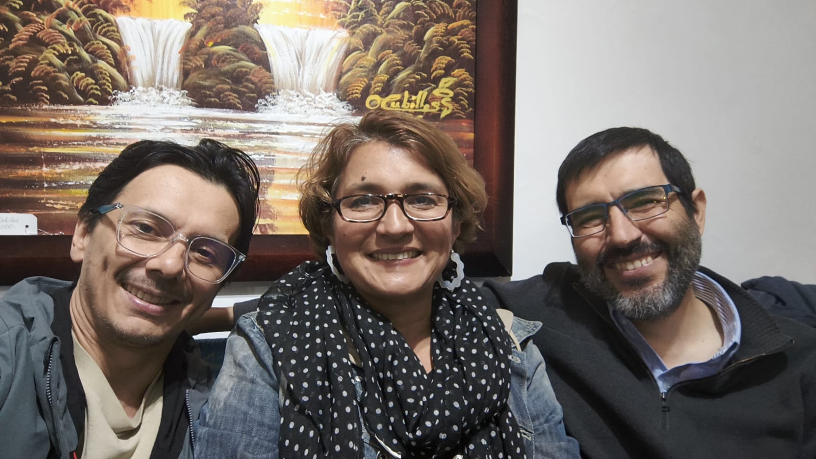 Adriana, Juan Felipe et Juan Martin