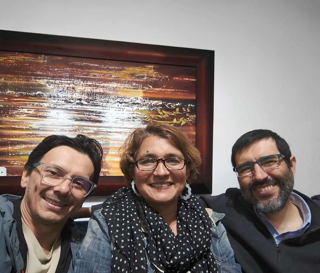 Adriana, Juan Felipe et Juan Martin